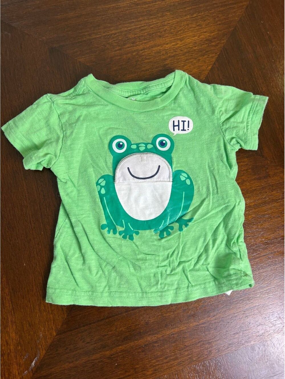 Little Me Frog Interactive Applique T-Shirt 24M Toddler